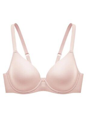 Understance Mesh Contour FlexWire Plunge Bra NWT powder pink 38B